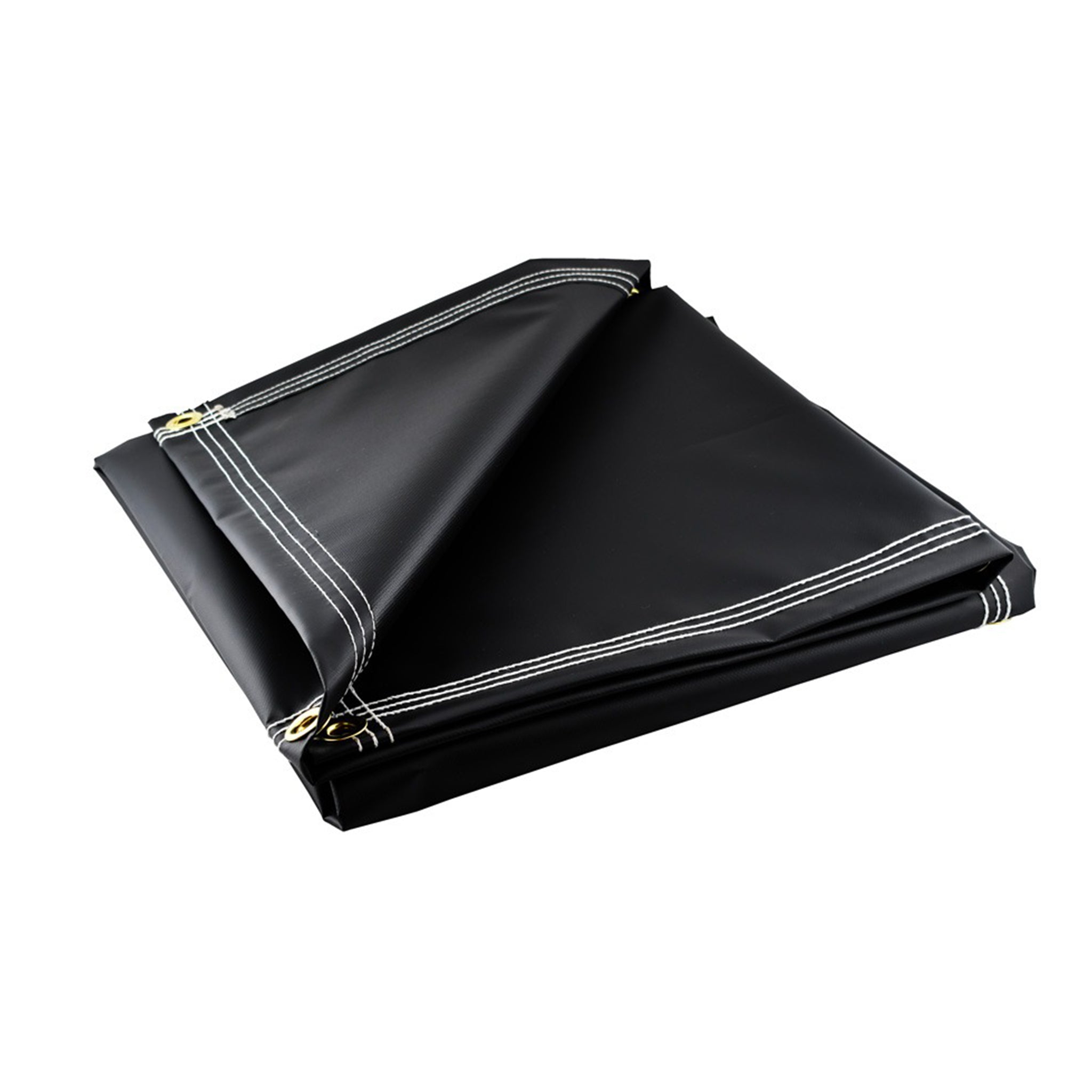 Super Heavy Duty Black Vinyl Tarps 22 oz Tarps & TieDowns