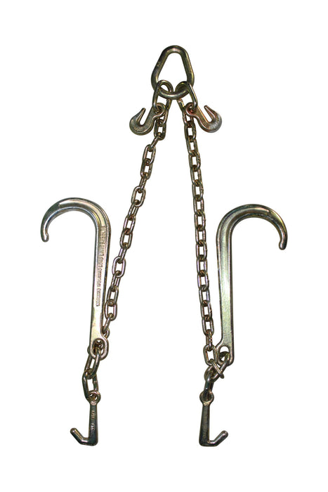 V Chain with Mini J and 15'' J Hooks