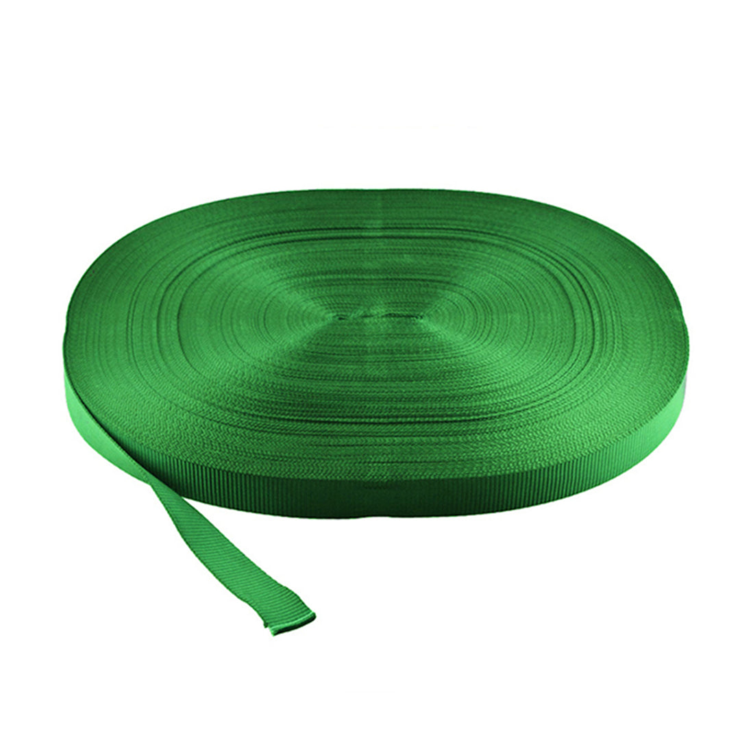 1 Inch Picture Quality Polyester Webbing Green Greens - Strapworks