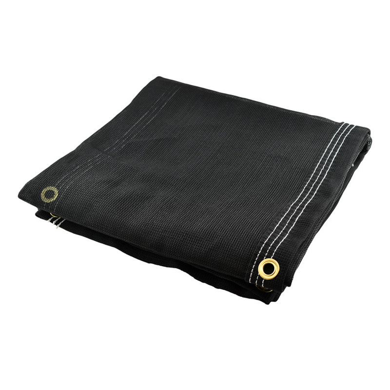 Fire Retardant Black Mesh Tarp