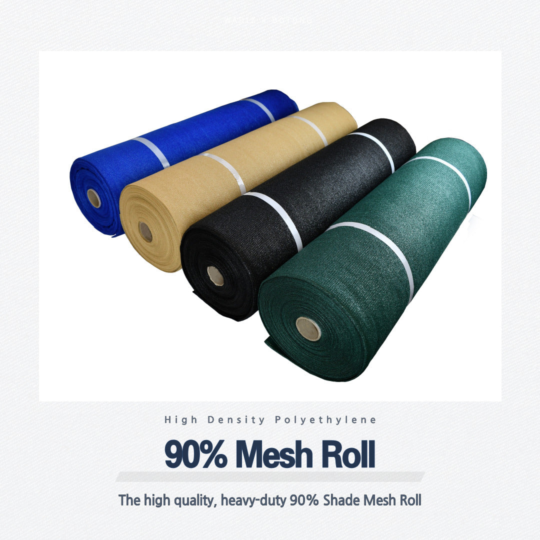 Allied Heavy Duty Tan Mesh Tarp – Water & Mildew Resistant, Choose Your Size (10% Off 2+)