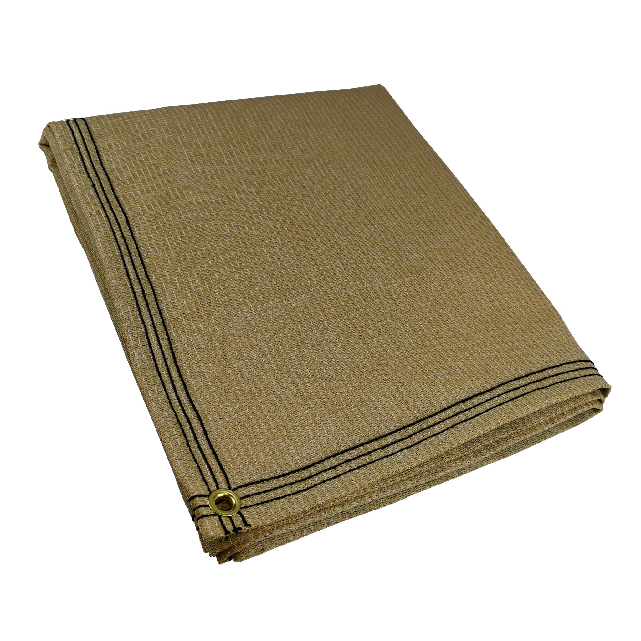 Desert Sand Mesh Tarp - 95% Shade — Tarps & Tie-Downs