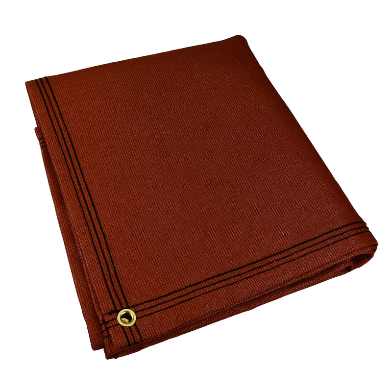 Terra Cotta Mesh Tarp - 95% Shade