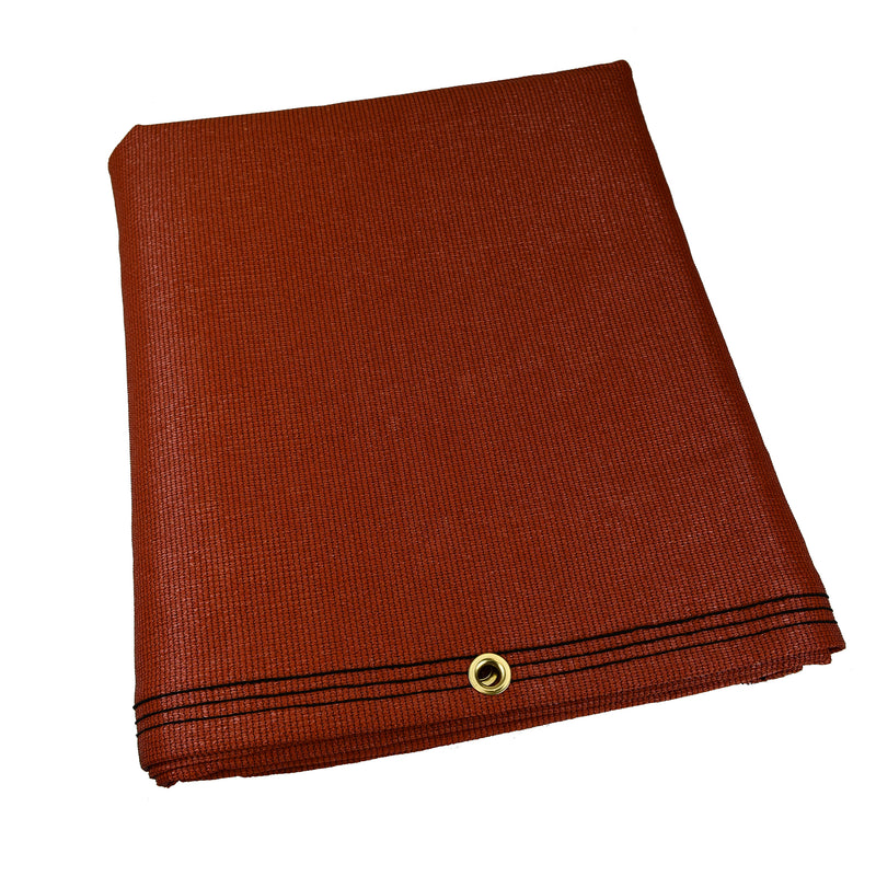 Terra Cotta Mesh Tarp - 95% Shade