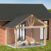 Fire Retardant Clear Vinyl Tarps - 20 Mil