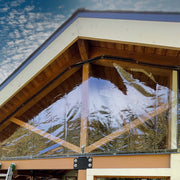 Fire Retardant Clear Vinyl Tarps - 20 Mil