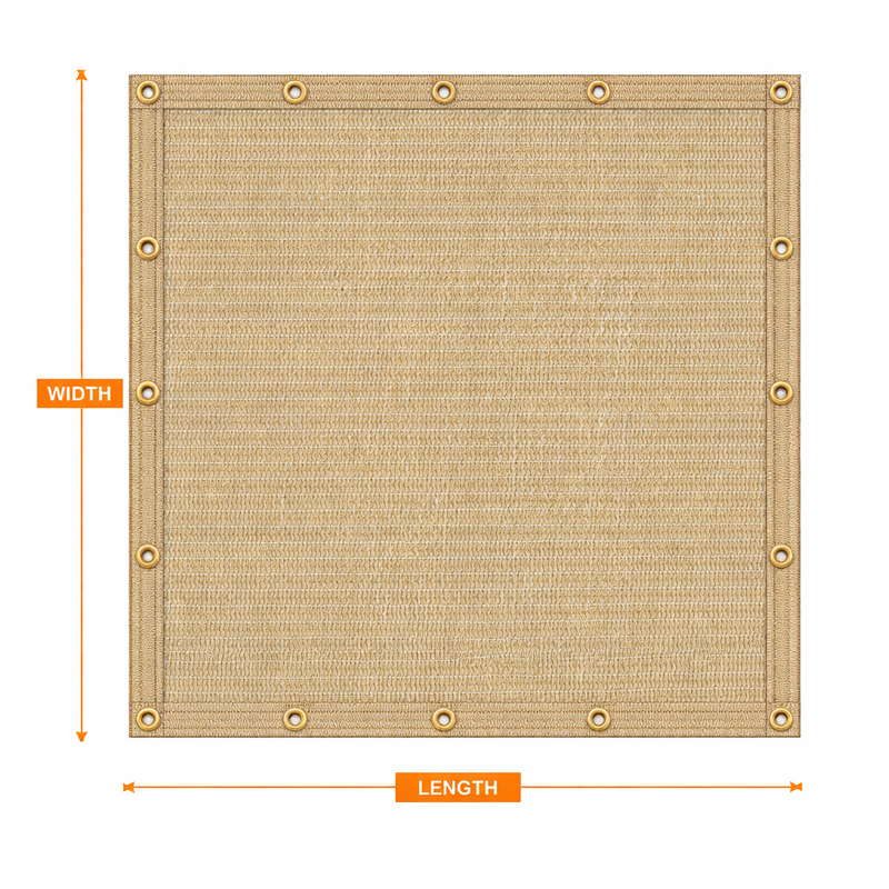 Custom Mesh Tarps - 95% Shade