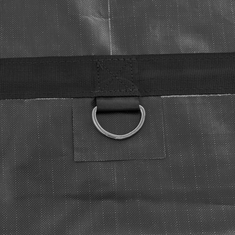 Heavy Duty Lumber Truck Tarps - 24' x 27' (8' Drop) Black 12 oz