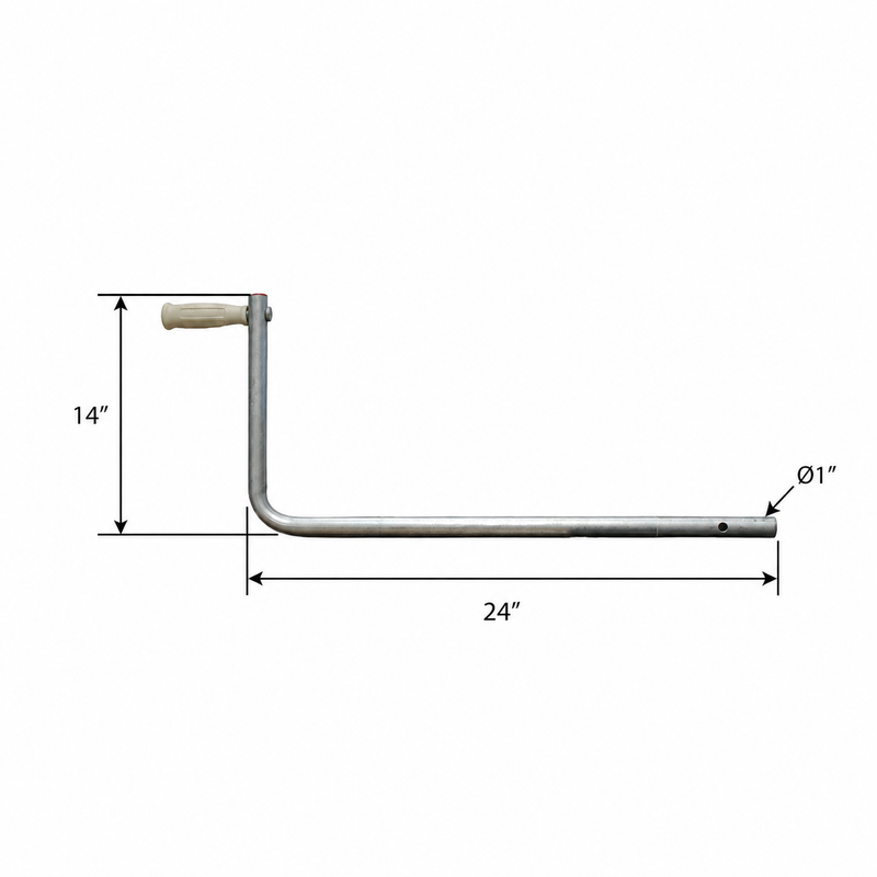 24" Standard Crank Arm w/ Handle