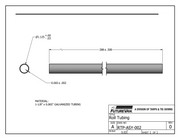 1 1/8" x 24' Fixed Tube