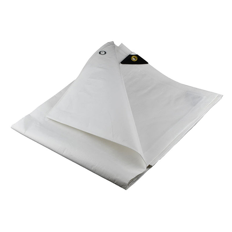 White Heavy-Duty Poly Tarps