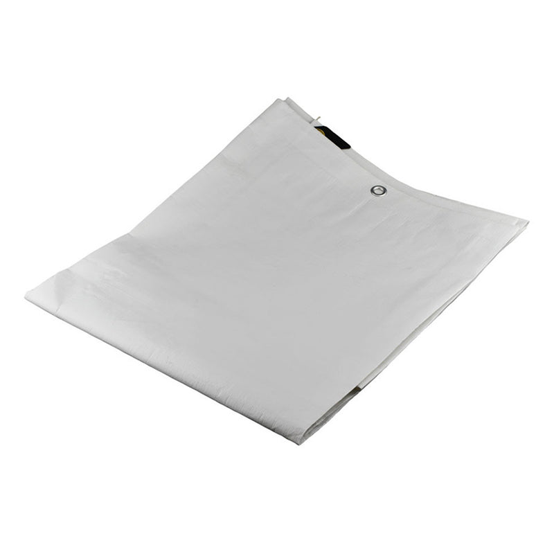 White Medium-Duty Poly Tarps