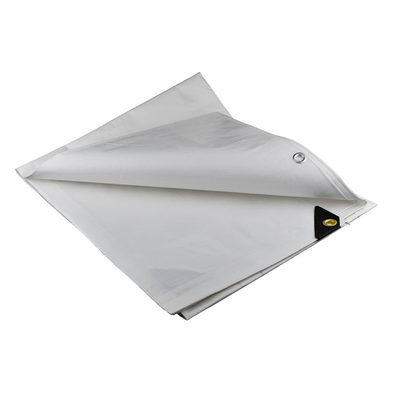 White Medium-Duty Poly Tarps