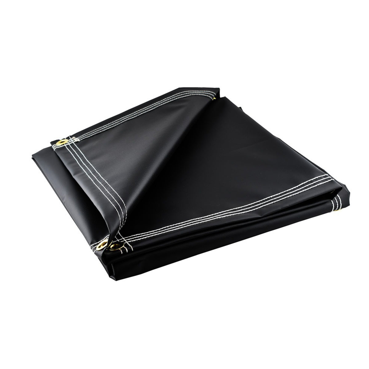 Super Heavy Duty Black Vinyl Tarps
