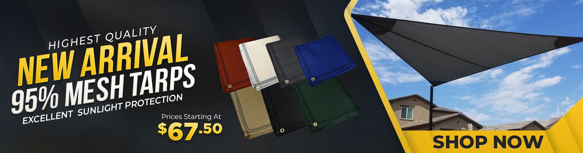 Tarps & Tie Downs Stockton, CA Custom Mesh & Vinyl Tarps Tarps & TieDowns