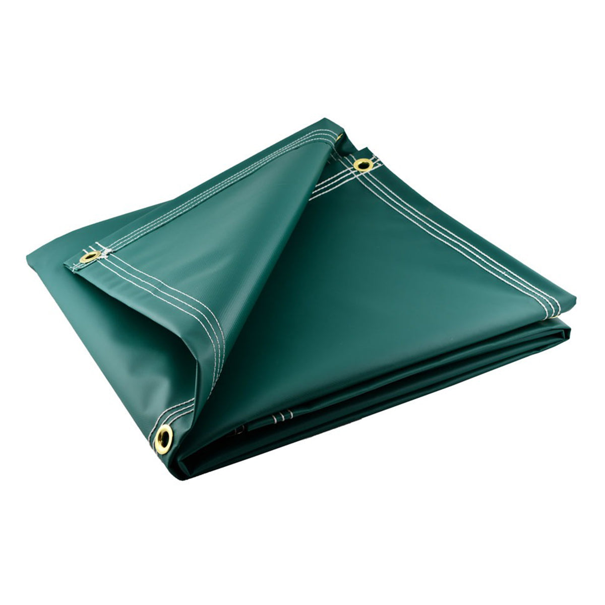 Heavy Duty Green Vinyl Tarps 18 oz — Tarps & TieDowns
