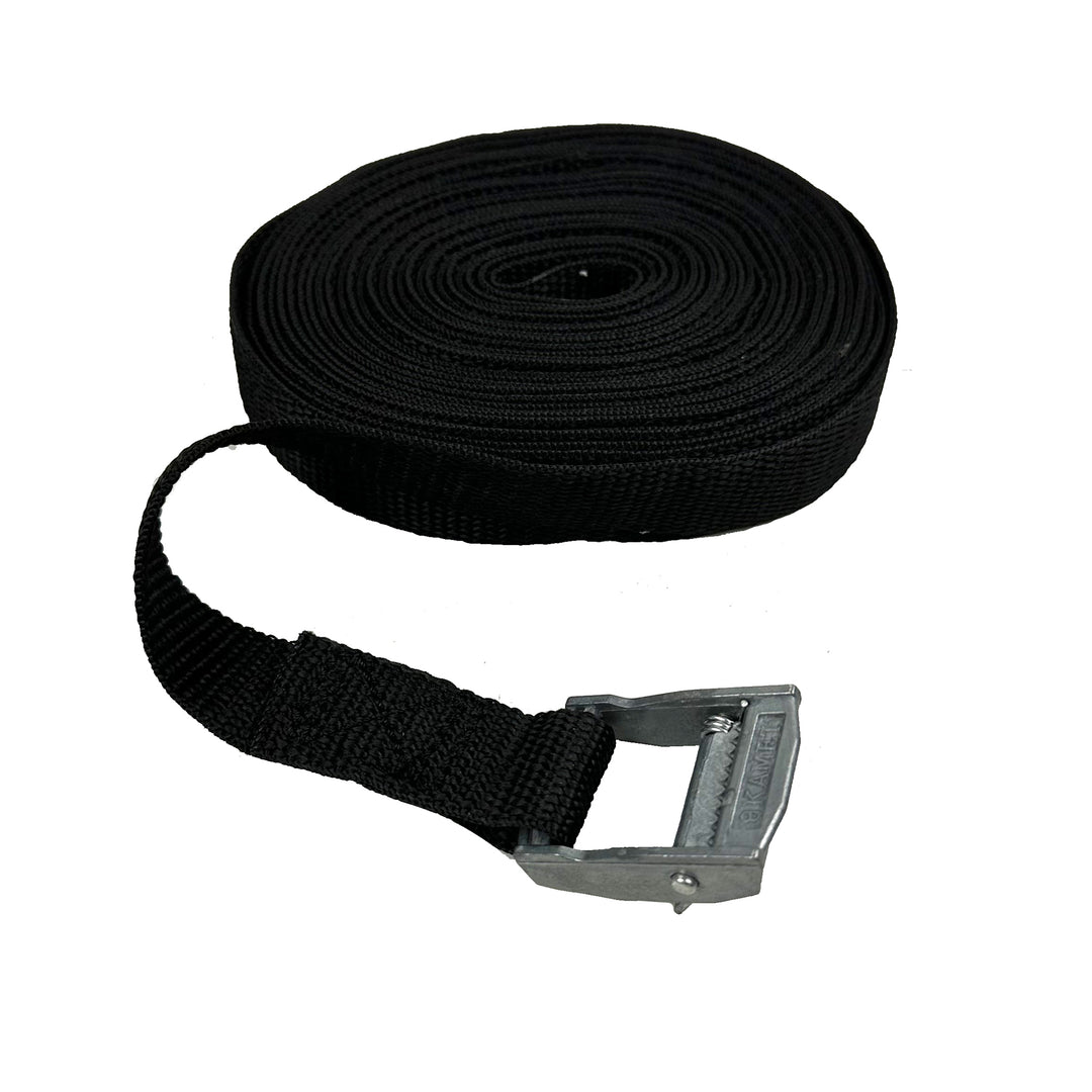1 x 20' Black Endless Cam Buckle Strap – Tarps & Tie-Downs