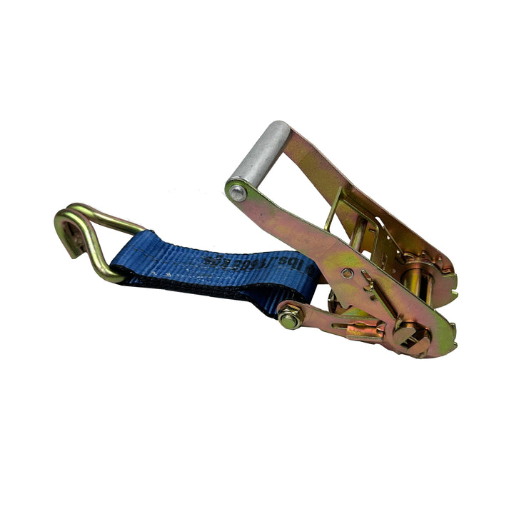 2'' Auto Tie Down Ratchet Strap with Wire Hook - FIXED SIDE ONLY