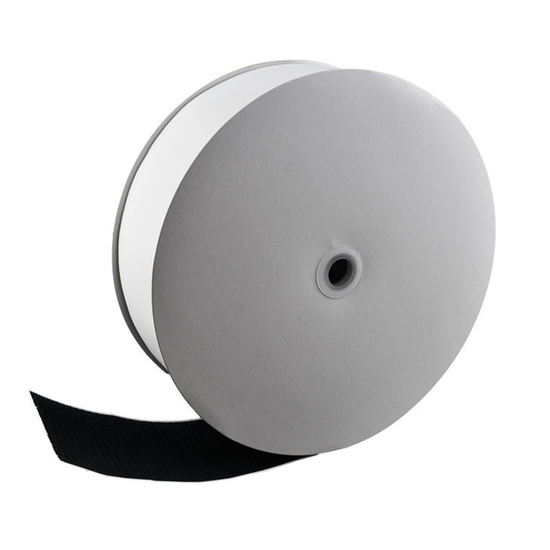 Adhesive Velcro Tape (Hook or Loop) 3" X 27.5 Yards, Black