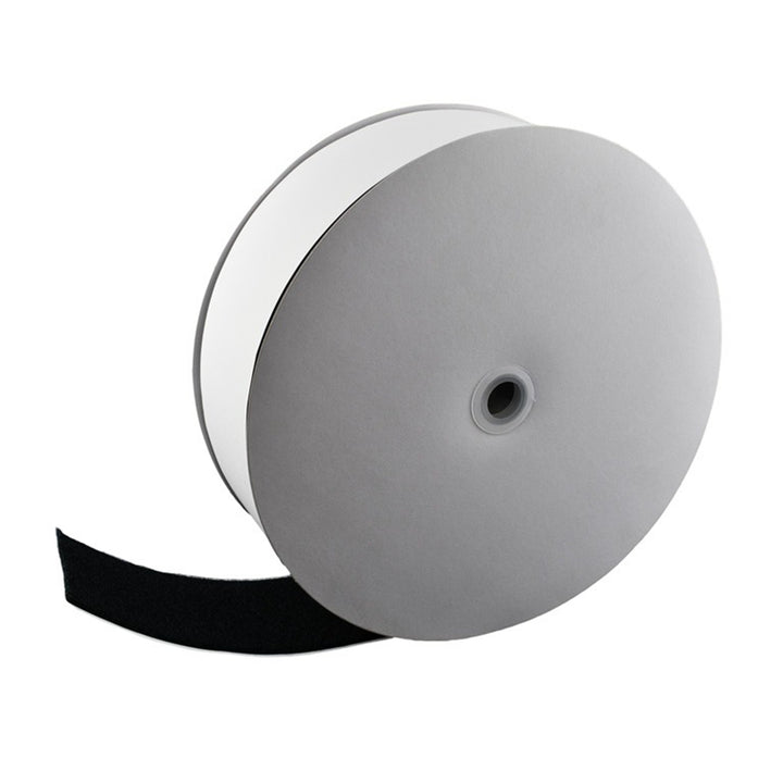 Adhesive Velcro Tape (Hook and Loop) 3" X 27.5 Yards, Black