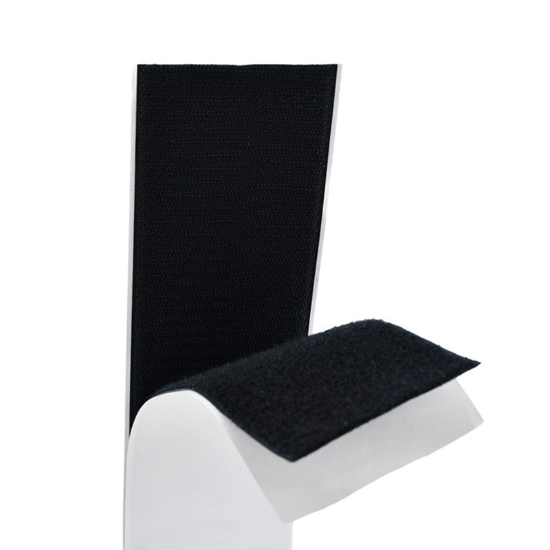 Adhesive Velcro Tape (Hook or Loop) 3" X 27.5 Yards, Black