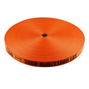 40 mm x 110 yd Lashing Straps, B.S. 11,000 lbs - Orange (Set of 2)