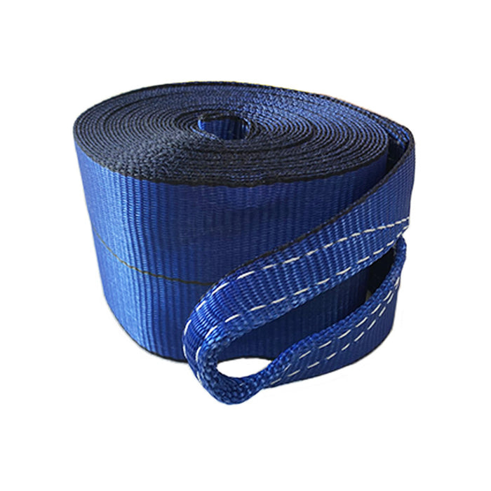 4'' Winch Strap with Twisted Loop - Blue