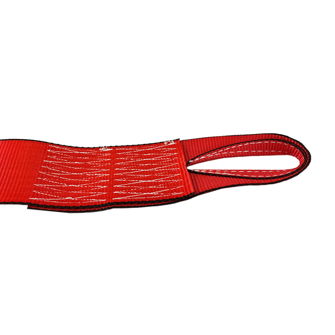 4'' Winch Strap with Twisted Loop - Red