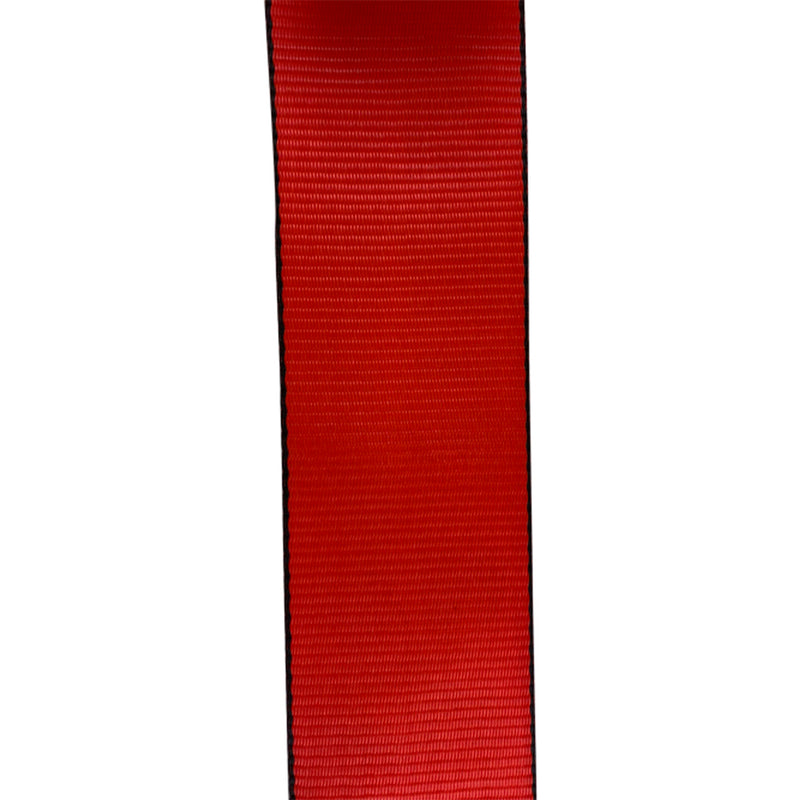 4" Winch Strap with Flat Hook - Red