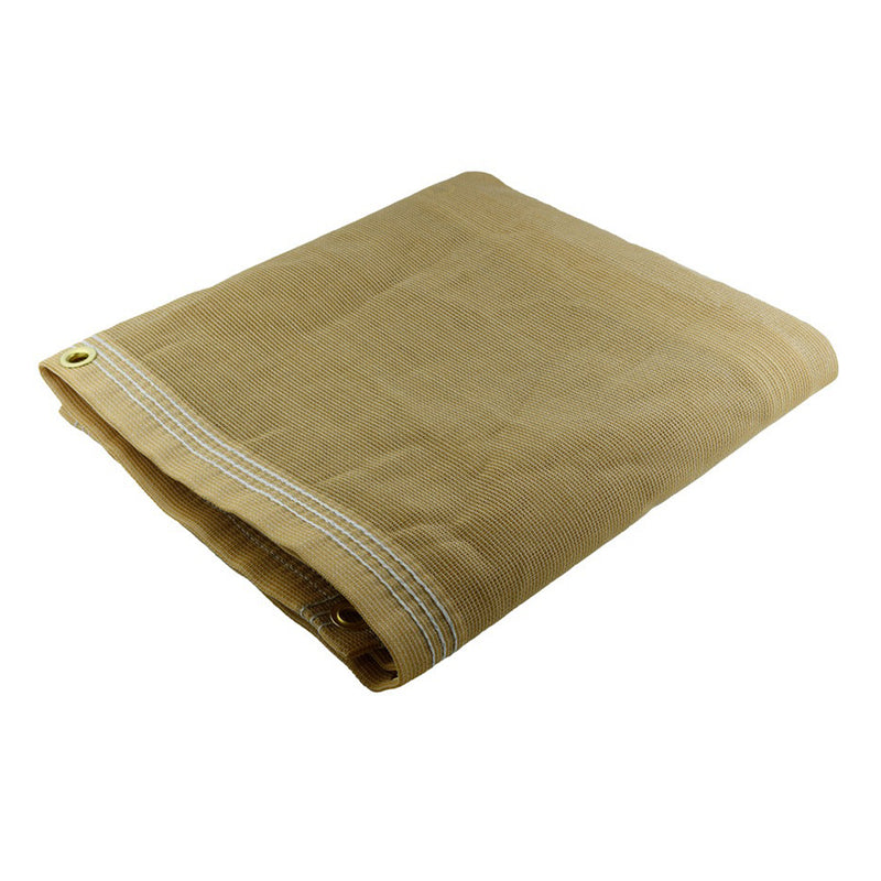 Tan Mesh Tarp - 70% Shade