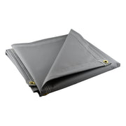 Super Heavy Duty Gray Vinyl Tarps - 22 oz