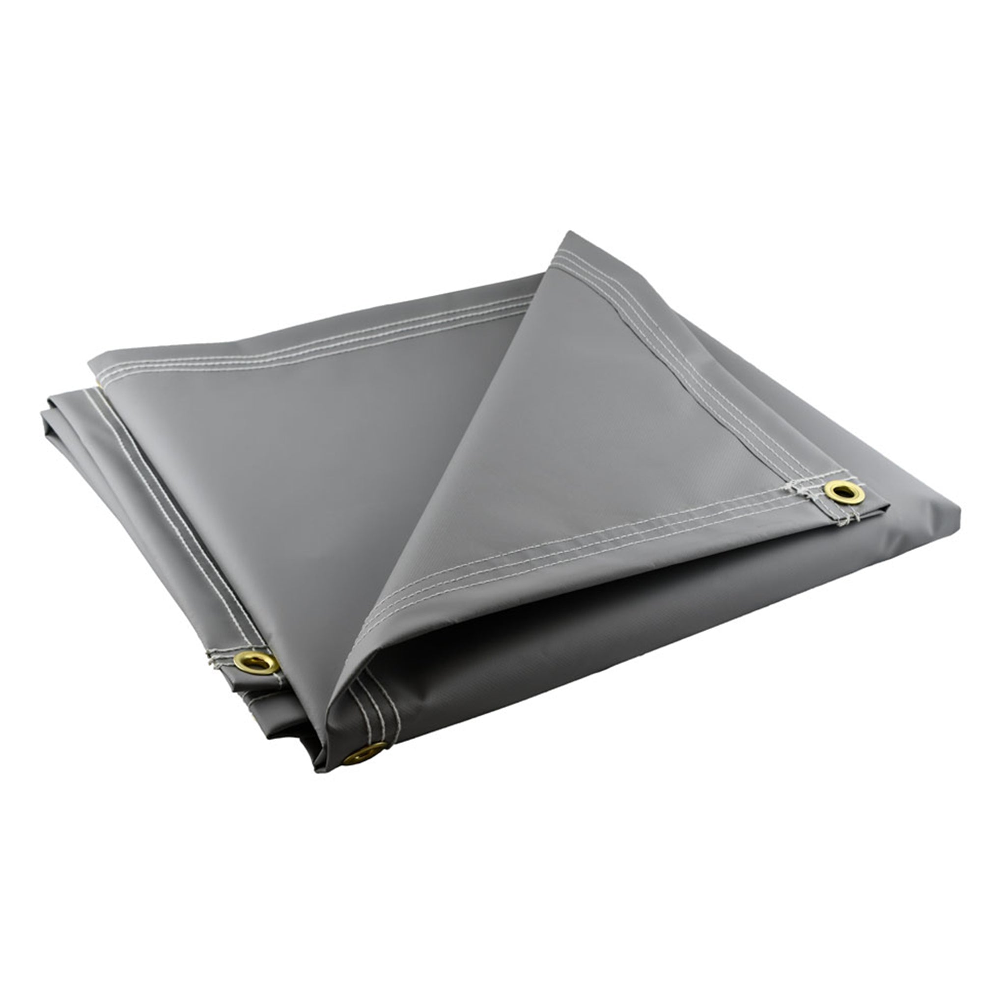 Heavy Duty Gray Vinyl Tarps - 18 oz – Tarps & Tie-Downs