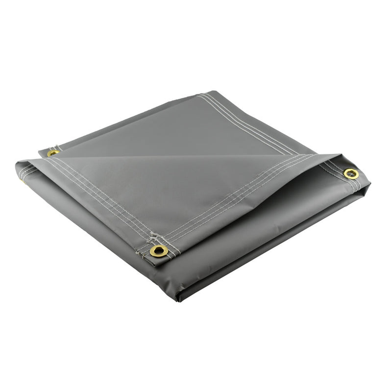 Super Heavy Duty Gray Vinyl Tarps - 22 oz