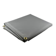 Super Heavy Duty Gray Vinyl Tarps - 22 oz