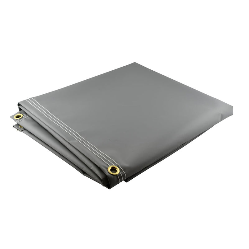 Super Heavy Duty Gray Vinyl Tarps - 22 oz