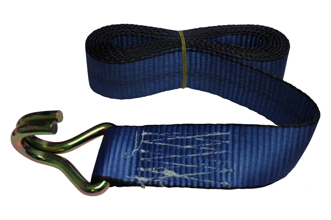 2" x 10' Blue Strap with Wire Hook