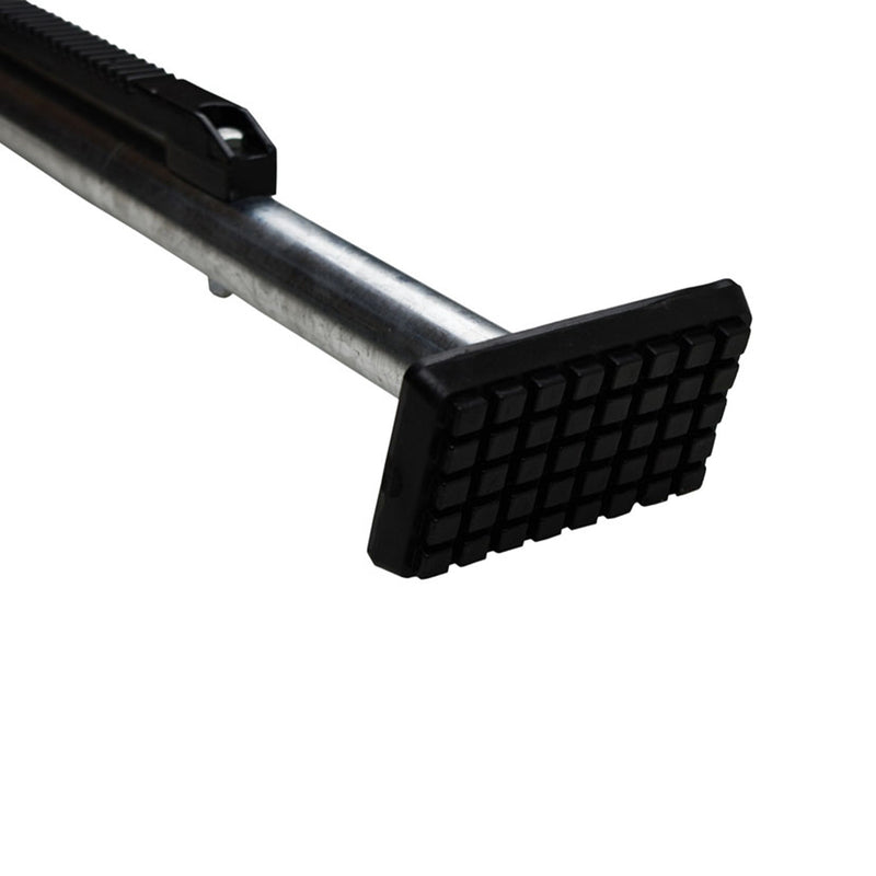 89” Galvanized Steel Tube Saf-T-Lok Bar With Pivoting Feet – Extends to 104”