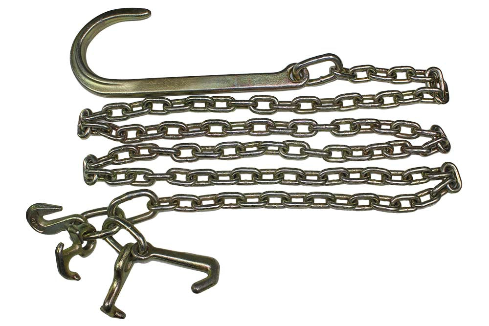10' Chain with Grab, R, T, Mini J & 15'' J Hooks