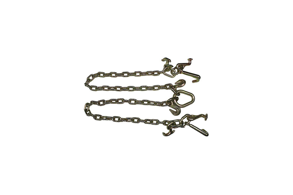 V Chain with Mini J, T & R Hooks - 3' Legs