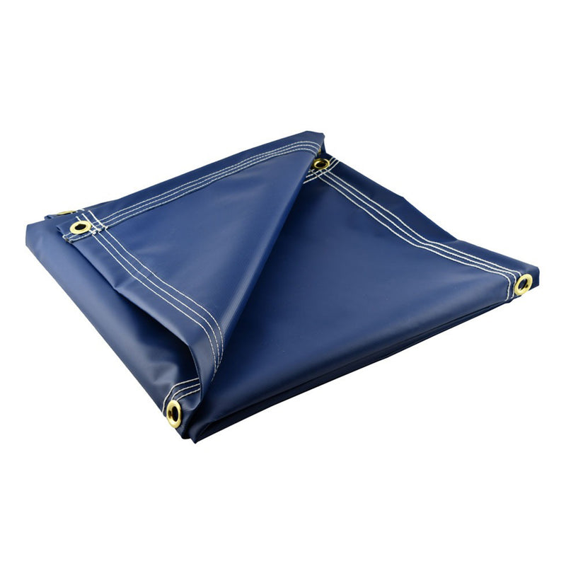 Heavy Duty Navy Vinyl Tarps - 18 oz
