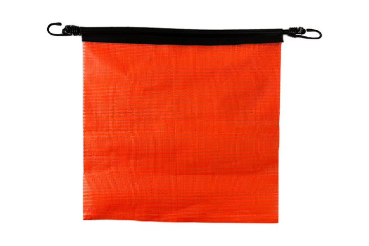 18" x 18" Orange Flag With Bungee Cord