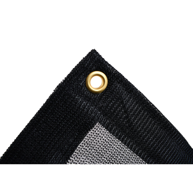 Premade Black Mesh Tarp – 70% Shade