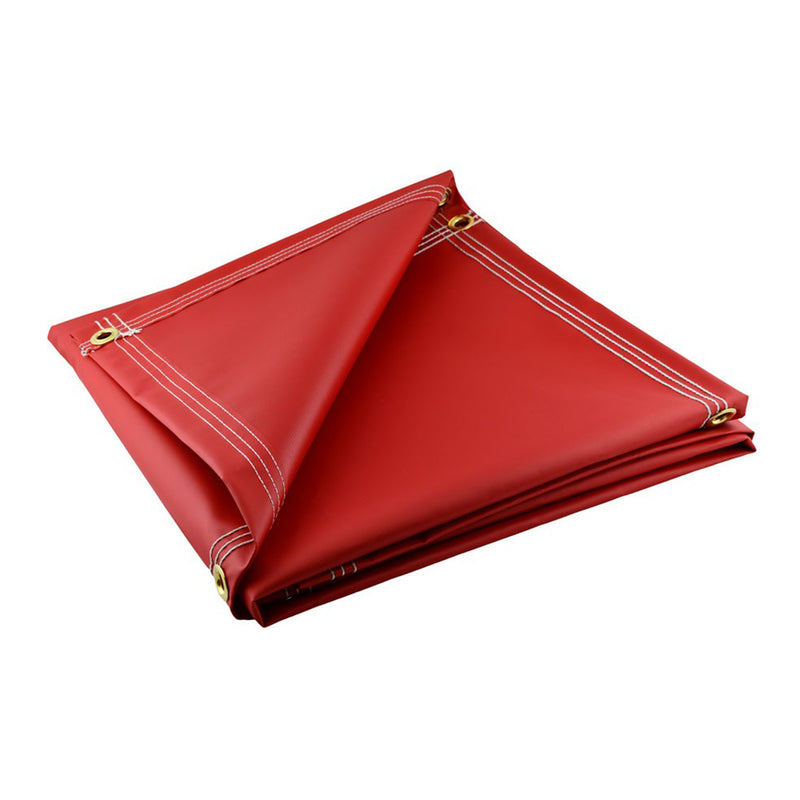 Super Heavy Duty Red Vinyl Tarps - 22 oz
