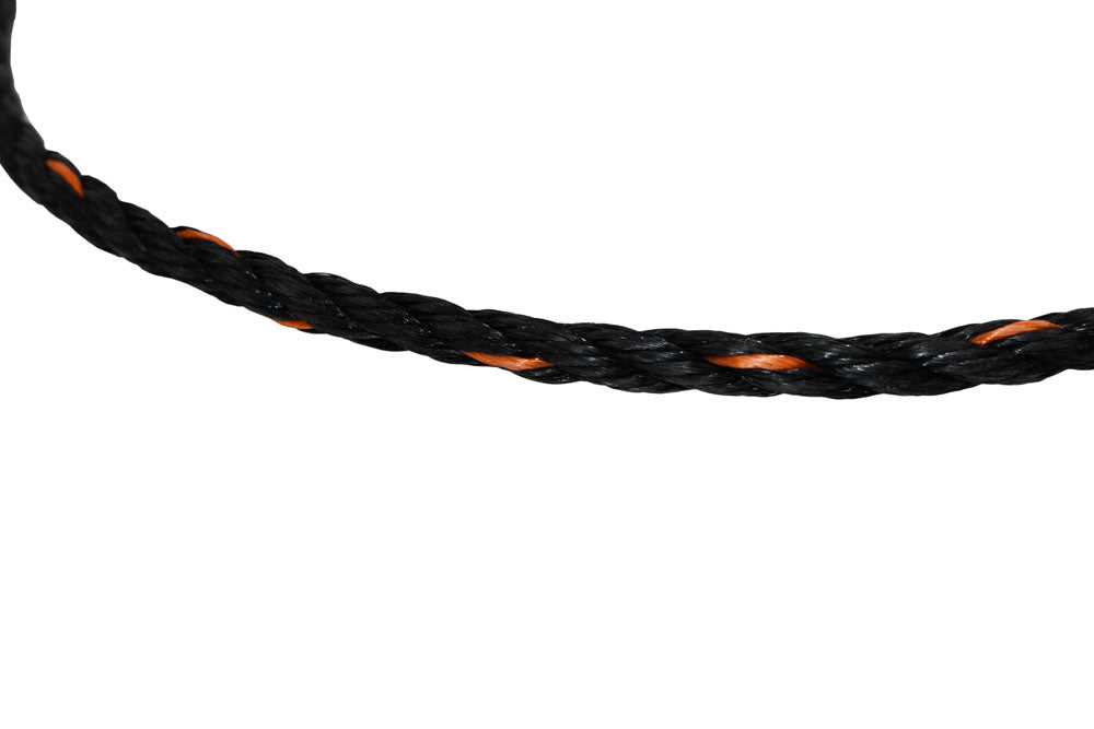 PolyPro Cal Truck Rope, 3/8'' x 600', Black/Orange