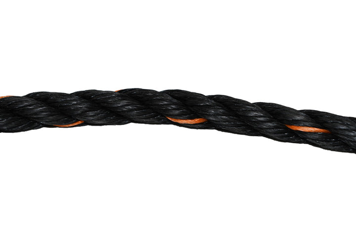 PolyPro Cal Truck Rope, 5/8'' x 600', Black/Orange