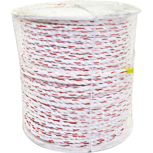 Poly-Dac Cal Truck Rope, 5/8'' x 600', White/Orange