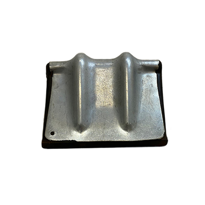 2" x 4" Steel Corner Protector with Rubber Backing