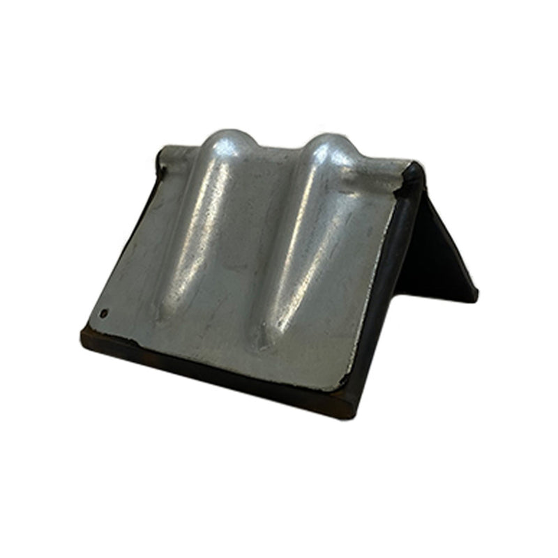 2" x 4" Steel Corner Protector with Rubber Backing