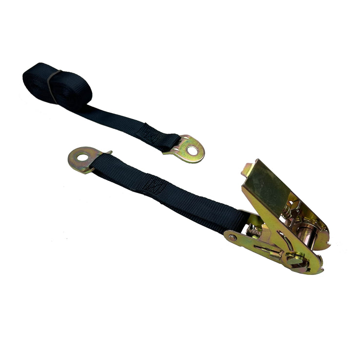 1" x 14' Ratchet Strap with Bolt Plate