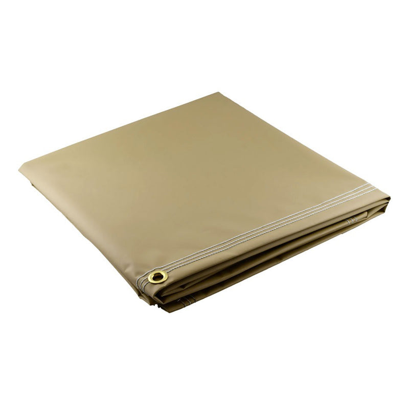 Heavy Duty Tan Vinyl Tarps - 18 oz